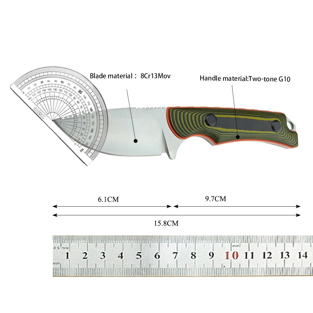 15017 Hiking Backpacking Trekk - đánh giá và giá Bushcraft Knife Fixed
